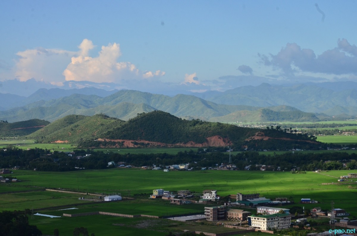 NewImphal cab service organised a tree plantation drive at Cheirao Ching Thangmeiband Post